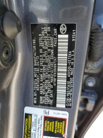 Photo 11 VIN: 4T1BF1FK3DU687247 - TOYOTA CAMRY 