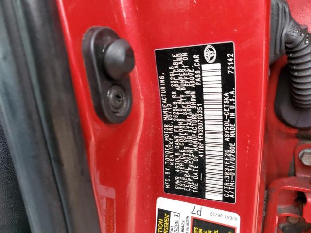 Photo 11 VIN: 4T1BF1FK3DU703351 - TOYOTA CAMRY 