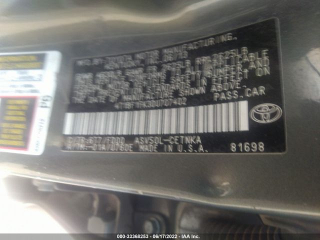 Photo 8 VIN: 4T1BF1FK3DU707402 - TOYOTA CAMRY 