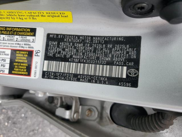 Photo 12 VIN: 4T1BF1FK3EU311732 - TOYOTA CAMRY L 