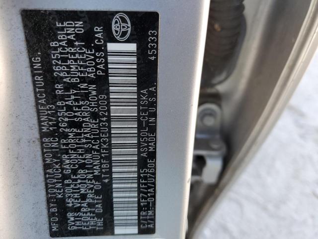 Photo 11 VIN: 4T1BF1FK3EU342009 - TOYOTA CAMRY L 