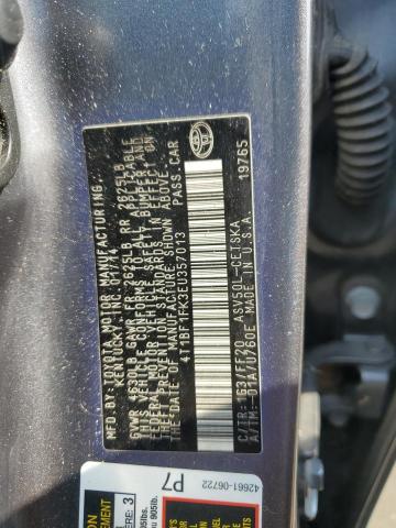 Photo 11 VIN: 4T1BF1FK3EU357013 - TOYOTA CAMRY L 