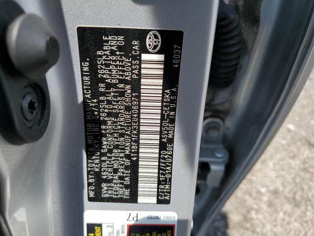 Photo 11 VIN: 4T1BF1FK3EU406971 - TOYOTA CAMRY L 