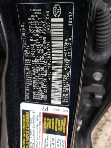 Photo 11 VIN: 4T1BF1FK3EU421924 - TOYOTA CAMRY L 