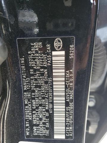 Photo 10 VIN: 4T1BF1FK3EU771795 - TOYOTA CAMRY SE 