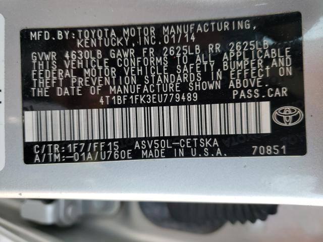 Photo 9 VIN: 4T1BF1FK3EU779489 - TOYOTA CAMRY 