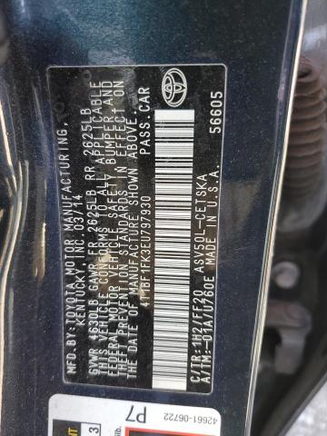 Photo 11 VIN: 4T1BF1FK3EU797930 - TOYOTA CAMRY 