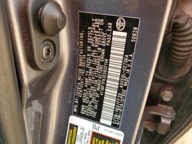 Photo 11 VIN: 4T1BF1FK3EU822146 - TOYOTA CAMRY L 