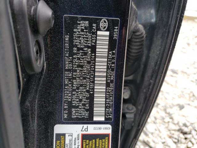 Photo 11 VIN: 4T1BF1FK3FU475144 - TOYOTA CAMRY LE 