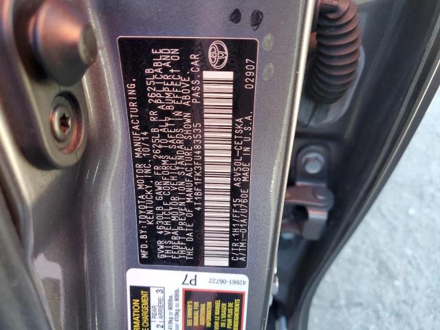 Photo 11 VIN: 4T1BF1FK3FU483535 - TOYOTA CAMRY 