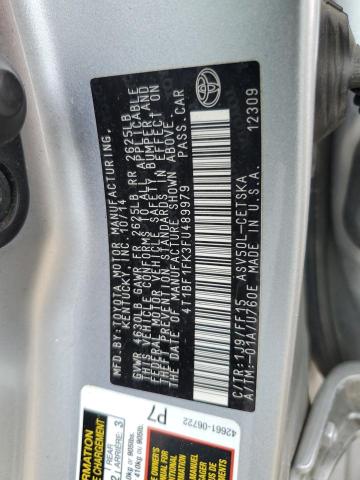 Photo 11 VIN: 4T1BF1FK3FU489979 - TOYOTA CAMRY 