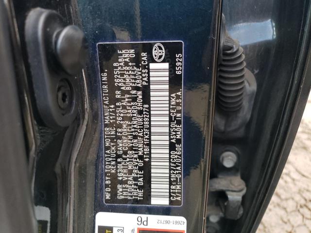 Photo 11 VIN: 4T1BF1FK3FU892778 - TOYOTA CAMRY 