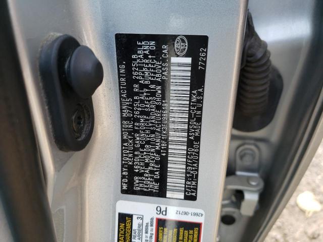 Photo 11 VIN: 4T1BF1FK3FU986191 - TOYOTA CAMRY LE 