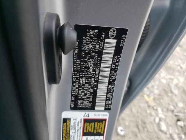 Photo 11 VIN: 4T1BF1FK3GU227414 - TOYOTA CAMRY 