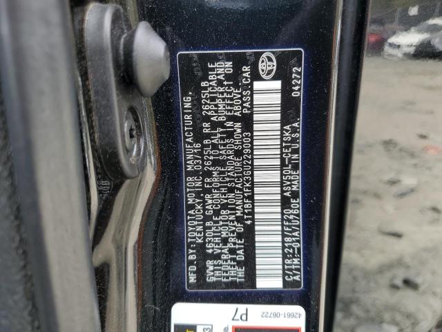 Photo 11 VIN: 4T1BF1FK3GU229003 - TOYOTA CAMRY 