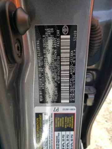 Photo 12 VIN: 4T1BF1FK3GU530709 - TOYOTA CAMRY LE 