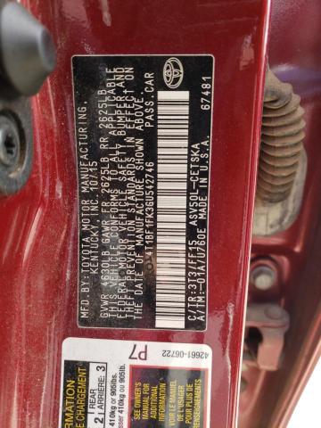 Photo 11 VIN: 4T1BF1FK3GU542746 - TOYOTA CAMRY LE 