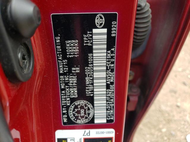 Photo 11 VIN: 4T1BF1FK3GU561006 - TOYOTA CAMRY 