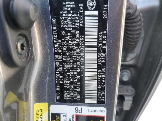 Photo 11 VIN: 4T1BF1FK3HU327062 - TOYOTA CAMRY LE 