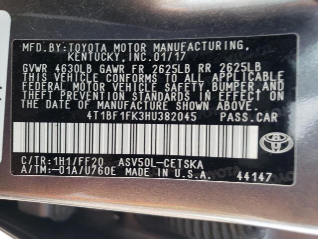 Photo 12 VIN: 4T1BF1FK3HU382045 - TOYOTA CAMRY 