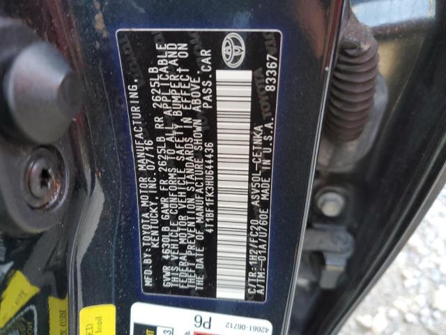 Photo 11 VIN: 4T1BF1FK3HU644436 - TOYOTA CAMRY 