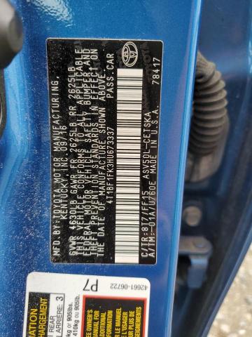 Photo 11 VIN: 4T1BF1FK3HU673337 - TOYOTA CAMRY LE 