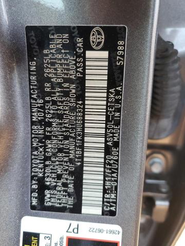 Photo 11 VIN: 4T1BF1FK3HU688324 - TOYOTA CAMRY LE 