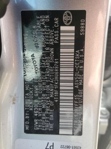 Photo 12 VIN: 4T1BF1FK3HU689781 - TOYOTA CAMRY LE 