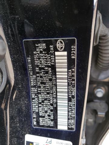 Photo 12 VIN: 4T1BF1FK3HU710791 - TOYOTA CAMRY LE 