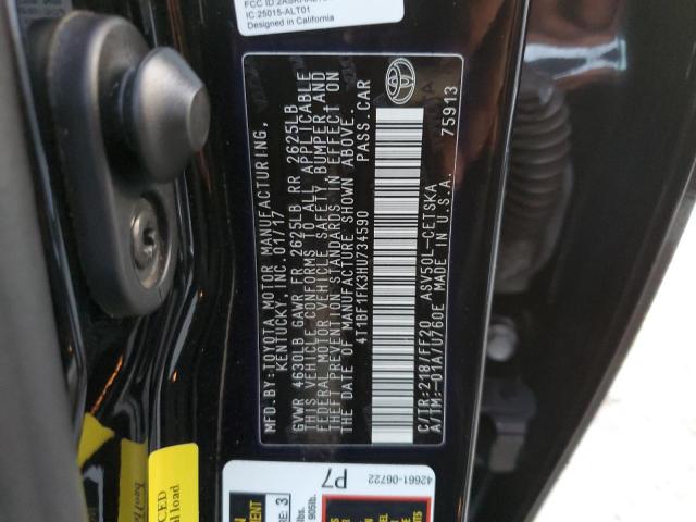 Photo 11 VIN: 4T1BF1FK3HU734590 - TOYOTA CAMRY LE 