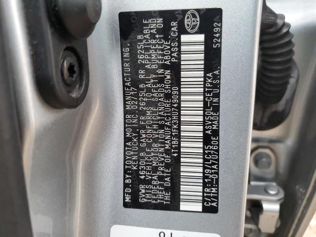 Photo 12 VIN: 4T1BF1FK3HU749090 - TOYOTA CAMRY 