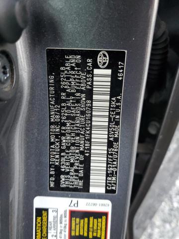 Photo 11 VIN: 4T1BF1FK4CU160798 - TOYOTA CAMRY BASE 