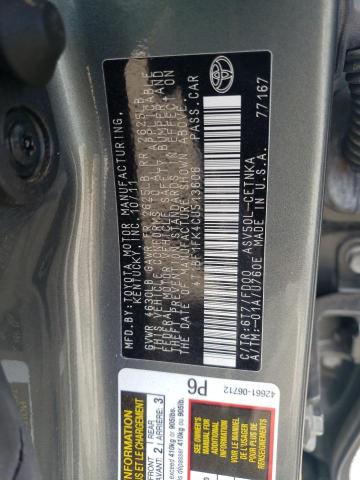 Photo 11 VIN: 4T1BF1FK4CU513606 - TOYOTA CAMRY BASE 