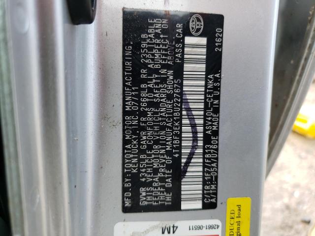 Photo 12 VIN: 4T1BF1FK4DU227675 - TOYOTA CAMRY 