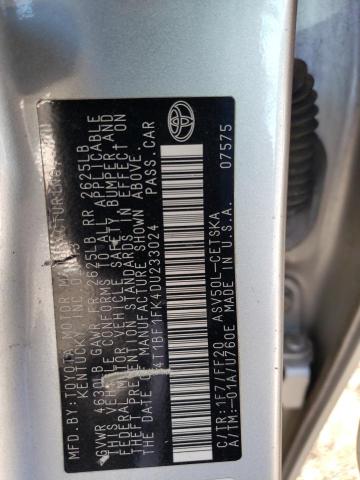 Photo 12 VIN: 4T1BF1FK4DU233024 - TOYOTA CAMRY SE 