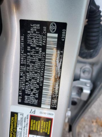 Photo 11 VIN: 4T1BF1FK4DU253726 - TOYOTA CAMRY L 