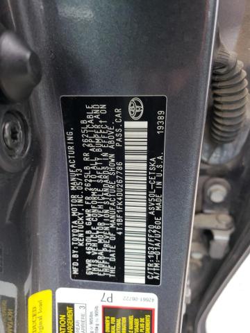 Photo 11 VIN: 4T1BF1FK4DU267786 - TOYOTA CAMRY 