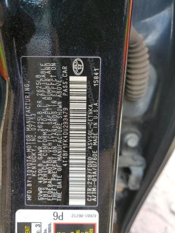 Photo 11 VIN: 4T1BF1FK4DU293479 - TOYOTA CAMRY L 