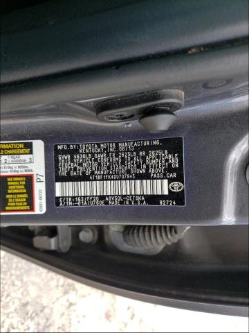 Photo 9 VIN: 4T1BF1FK4DU707845 - TOYOTA CAMRY L 