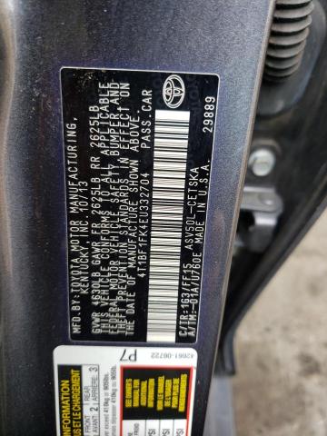 Photo 11 VIN: 4T1BF1FK4EU332704 - TOYOTA CAMRY L 