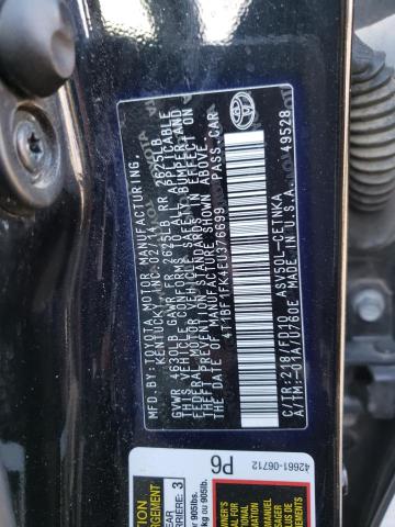 Photo 11 VIN: 4T1BF1FK4EU376699 - TOYOTA CAMRY 