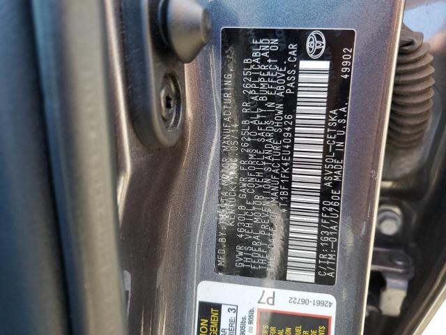 Photo 11 VIN: 4T1BF1FK4EU409426 - TOYOTA CAMRY L 