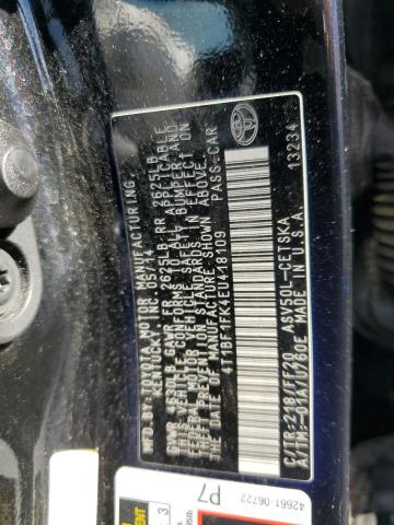 Photo 12 VIN: 4T1BF1FK4EU418109 - TOYOTA CAMRY 