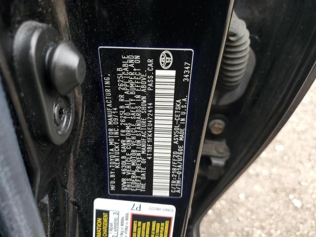 Photo 11 VIN: 4T1BF1FK4EU472414 - TOYOTA CAMRY L 