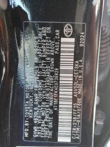 Photo 11 VIN: 4T1BF1FK4EU736828 - TOYOTA CAMRY 