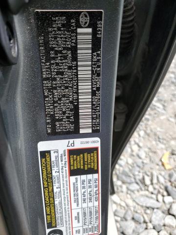 Photo 9 VIN: 4T1BF1FK4EU776116 - TOYOTA CAMRY L 