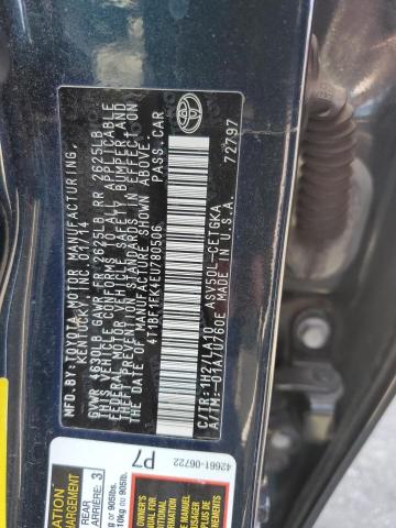 Photo 12 VIN: 4T1BF1FK4EU780506 - TOYOTA CAMRY 