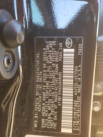 Photo 9 VIN: 4T1BF1FK4EU838095 - TOYOTA CAMRY L 