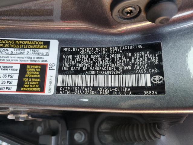 Photo 11 VIN: 4T1BF1FK4EU852045 - TOYOTA CAMRY 