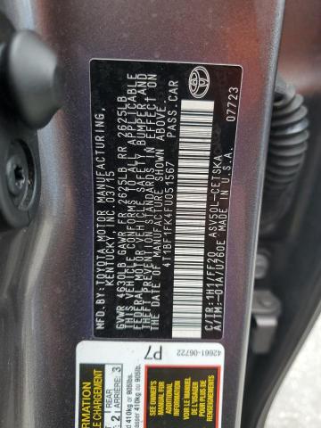 Photo 11 VIN: 4T1BF1FK4FU051567 - TOYOTA CAMRY LE 